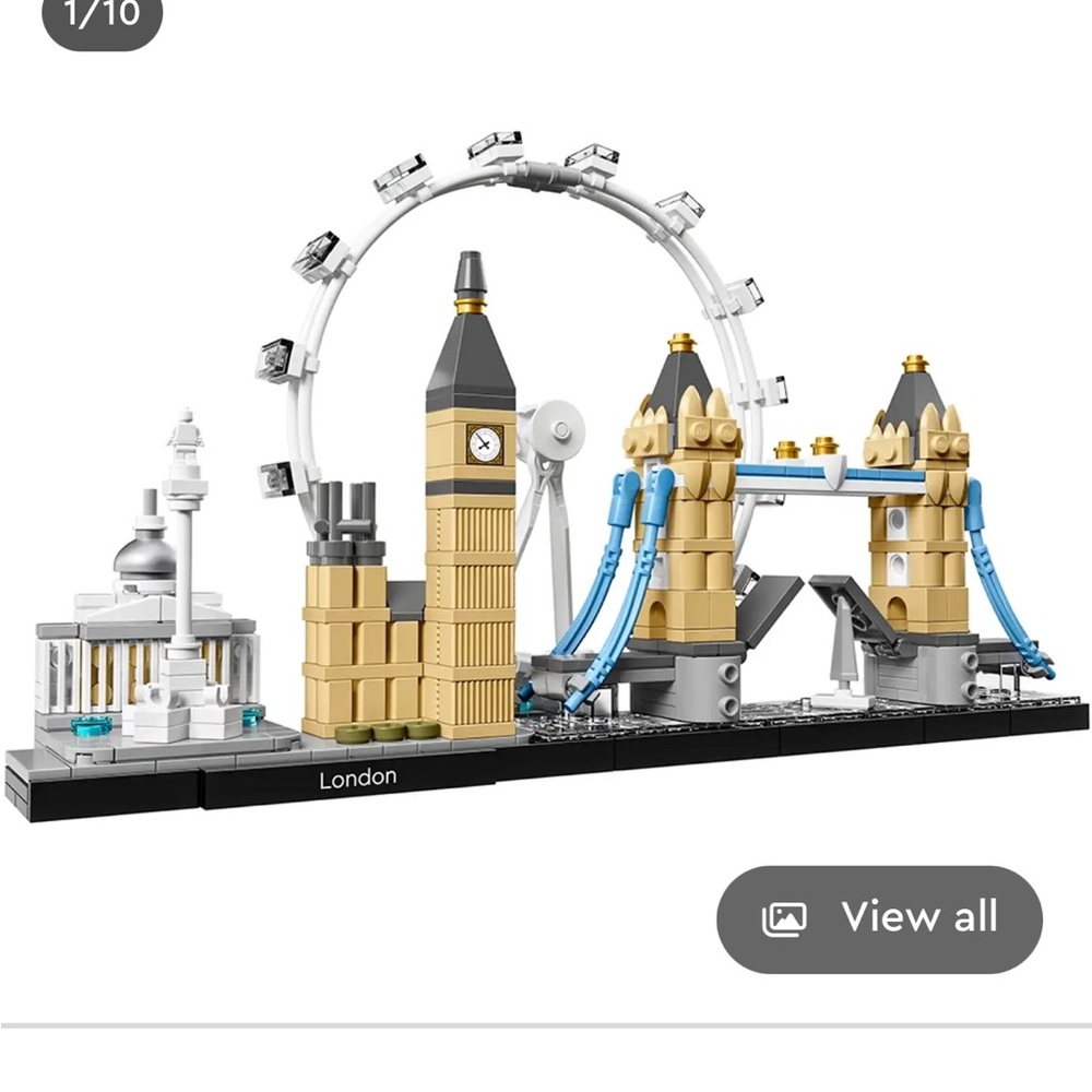 LEGO London Skyline Set - Tan, Blue, White